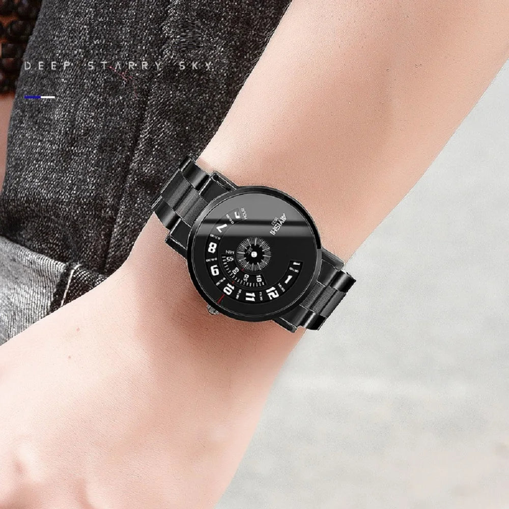 Reloj Aiyishi 360° Metalico Negro 50%OFF + Envío Gratis🔥