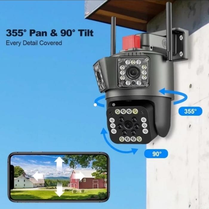 Nueva Cámara WiFi 6K Triple Lente 50%OFF