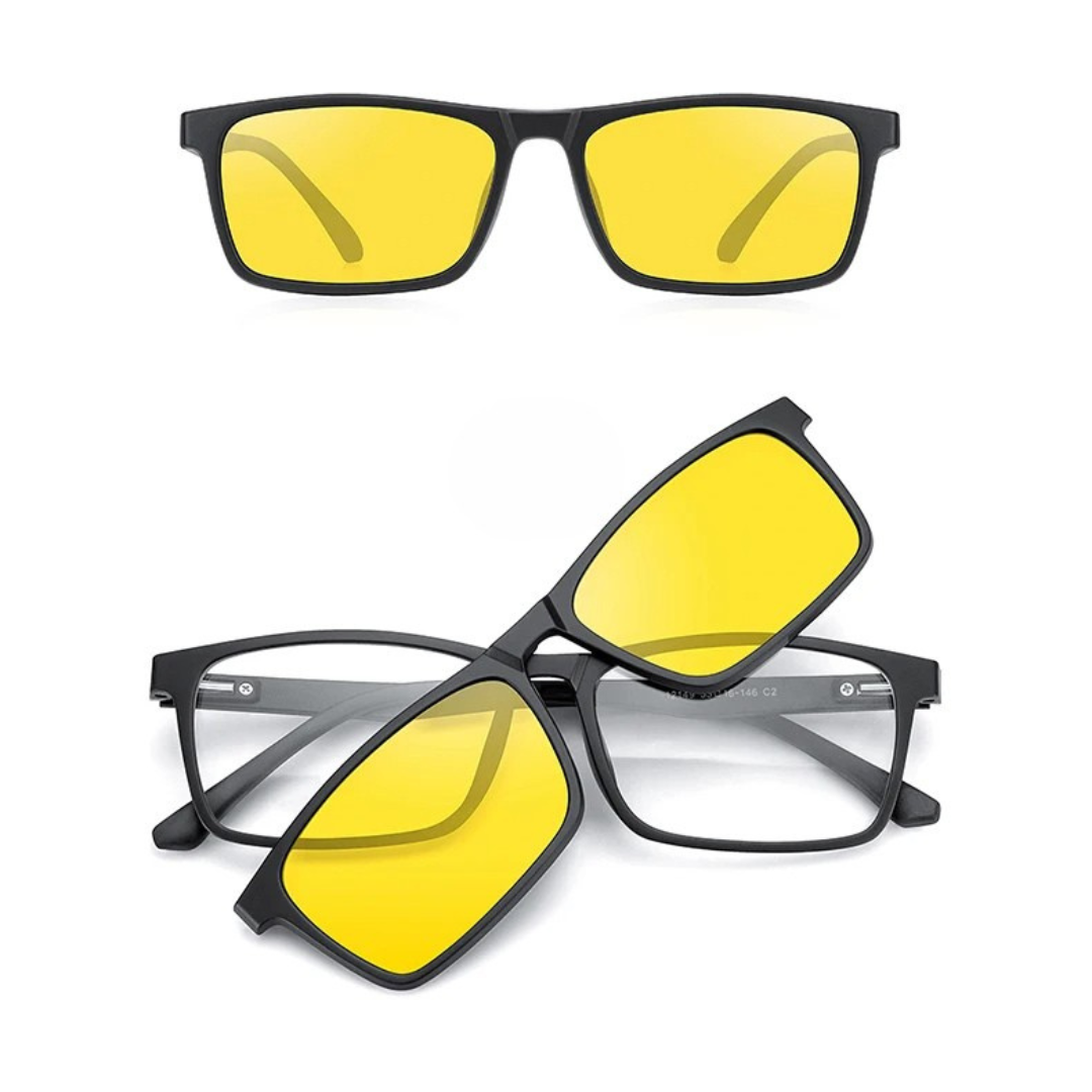 Gafas Unisex VisionFlex 6 en 1 - 6 lentes magnéticos intercambiables por el precio de 1 todo con 50%OFF