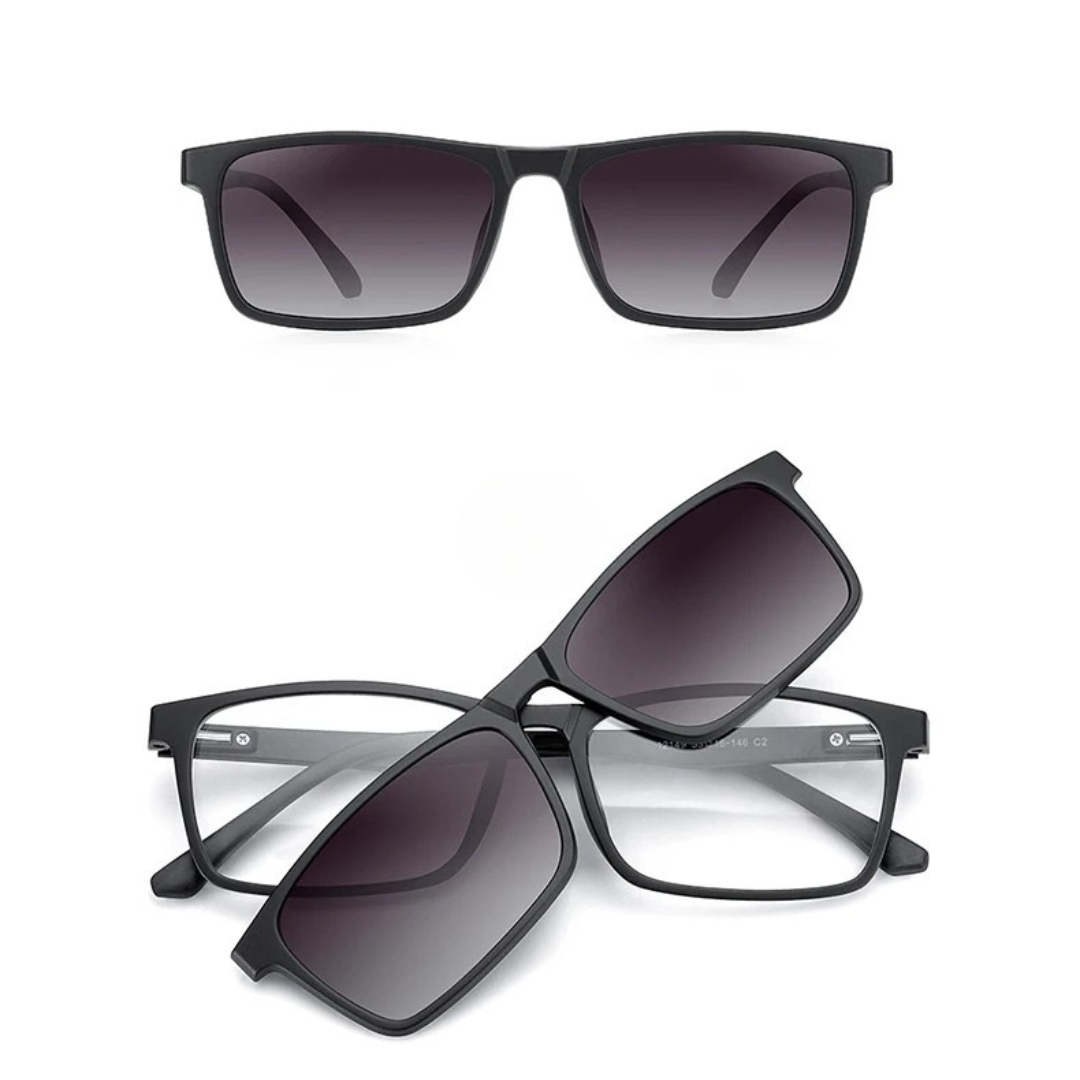 Gafas Unisex VisionFlex 6 en 1 - 6 lentes magnéticos intercambiables por el precio de 1 todo con 50%OFF