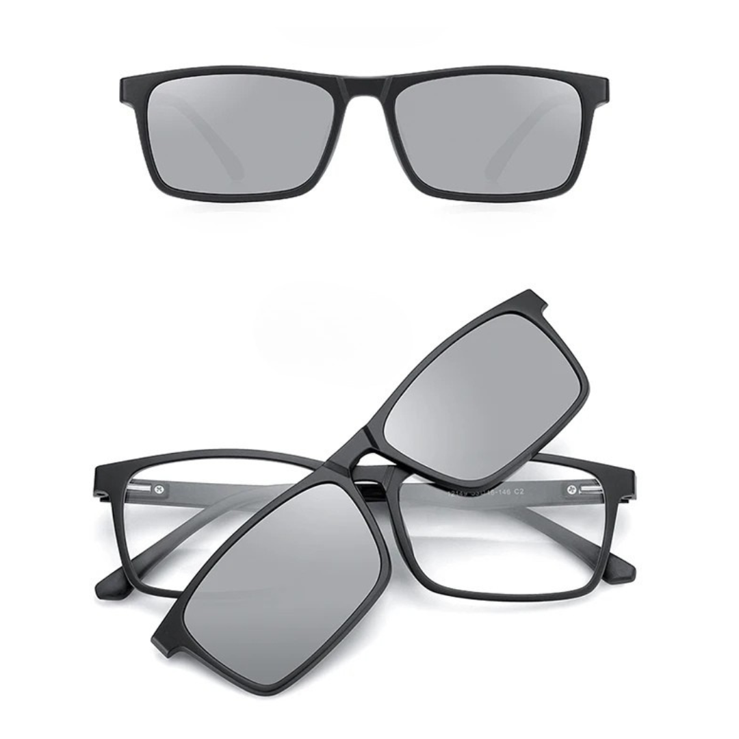 Gafas Unisex VisionFlex 6 en 1 - 6 lentes magnéticos intercambiables por el precio de 1 todo con 50%OFF