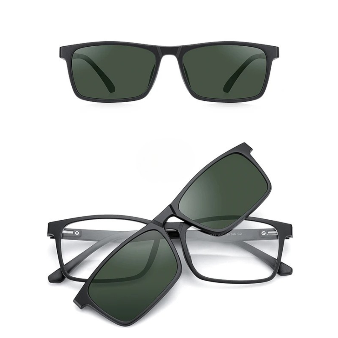 Gafas Unisex VisionFlex 6 en 1 - 6 lentes magnéticos intercambiables por el precio de 1 todo con 50%OFF