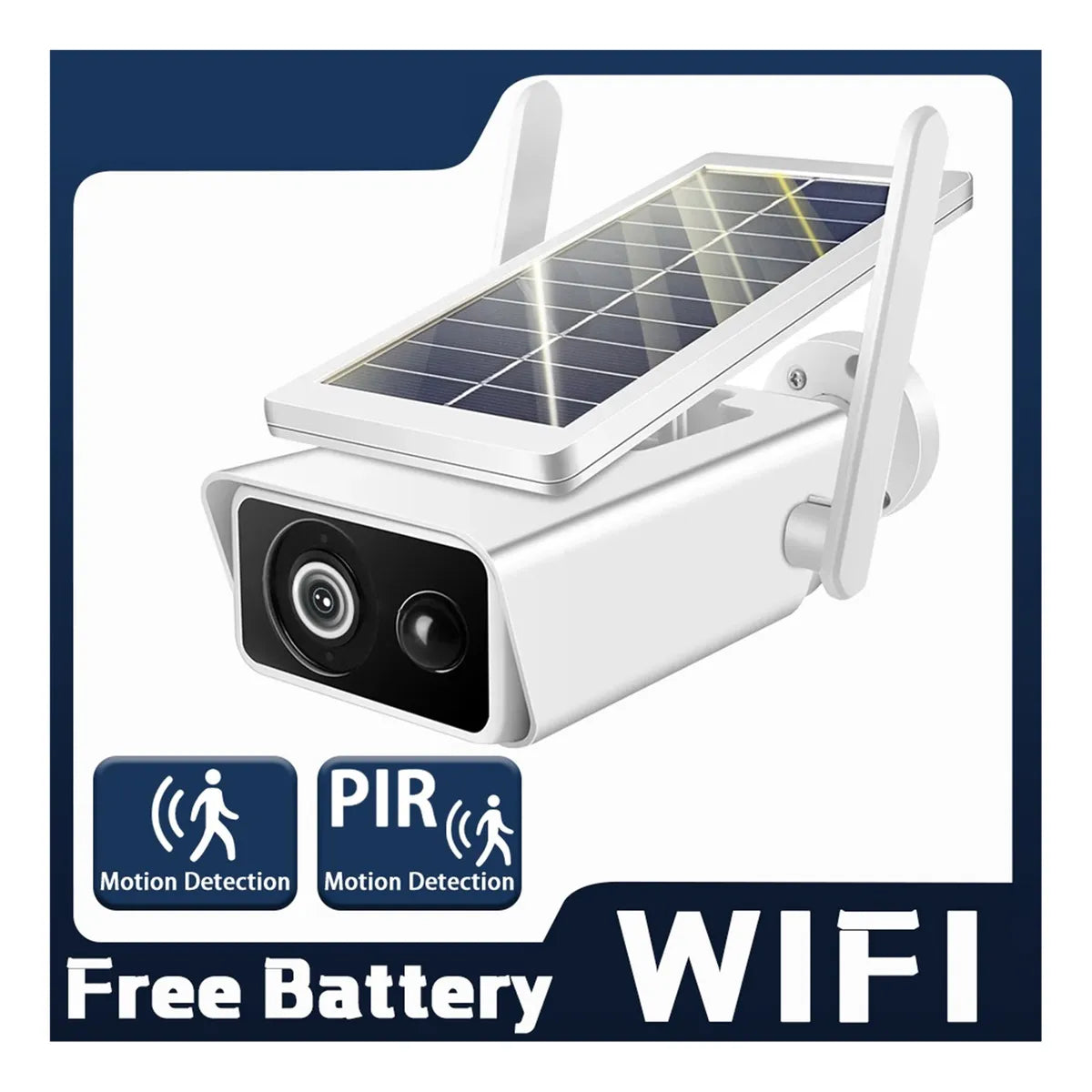 Nueva Cámara Solar de Seguridad IP - WiFi 50%OFF + Envío Gratis 🚨