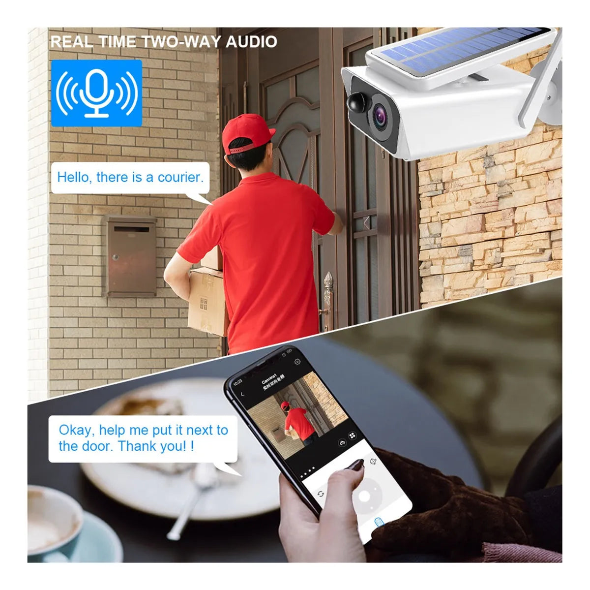 Nueva Cámara Solar de Seguridad IP - WiFi 50%OFF + Envío Gratis 🚨