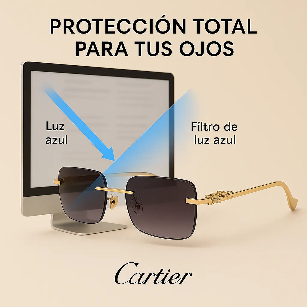 Nuevas Gafas Cartier con Filtro UV y Filtro Pantalla Azul +Regalo🎁 y Envío Gratis🚨