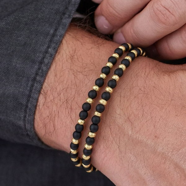 Pulsera 2X1 en Oro Laminado 18K, Tejida. Un Regalo para Toda la Vida 50%OFF🚨