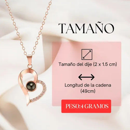 Collar para Mamá Te Amo en 100 Idiomas con Baño de oro 24K +Caja de Lujo + Envío GRATIS