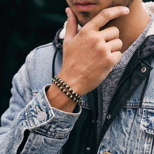 Pulsera 2X1 en Oro Laminado 18K, Tejida. Un Regalo para Toda la Vida 50%OFF🚨