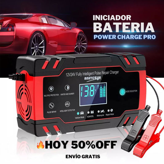 Nuevo Iniciador Inteligente de Bataeria PowerCharge Pro 12V 50% OFF + Guía Mantenimiento para Baterias y Envío GRATIS🎁