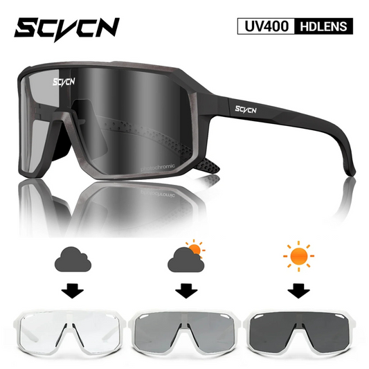 Nuevas SolarShift: Gafas deportivas unisex con diseño y protección inteligente con 50%OFF