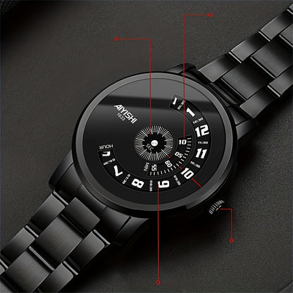 Reloj Aiyishi 360° Metalico Negro 50%OFF + Envío Gratis🔥